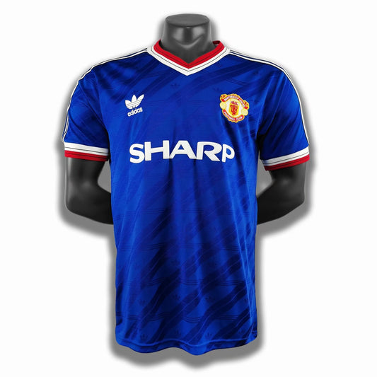 1986/88 Manchester United Third Away Blue 5A