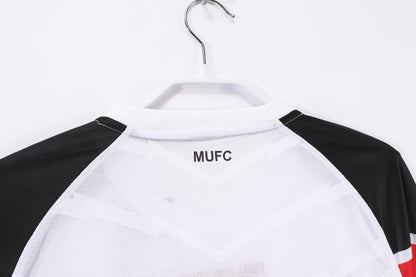 2010/11 Manchester United Away White UCL Retro 3B (Long Sleeve)