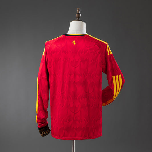 2026 Belgium Home Fan Version (Long Sleeve) World Cup