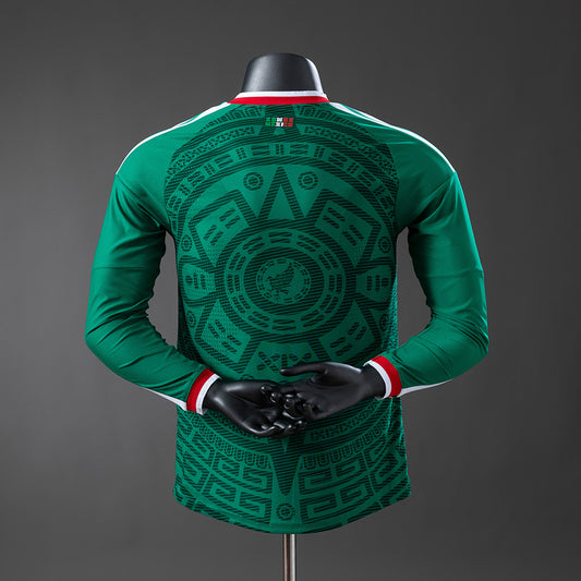 2026 Mexico Home Player Version (Long Sleeve) World Cup