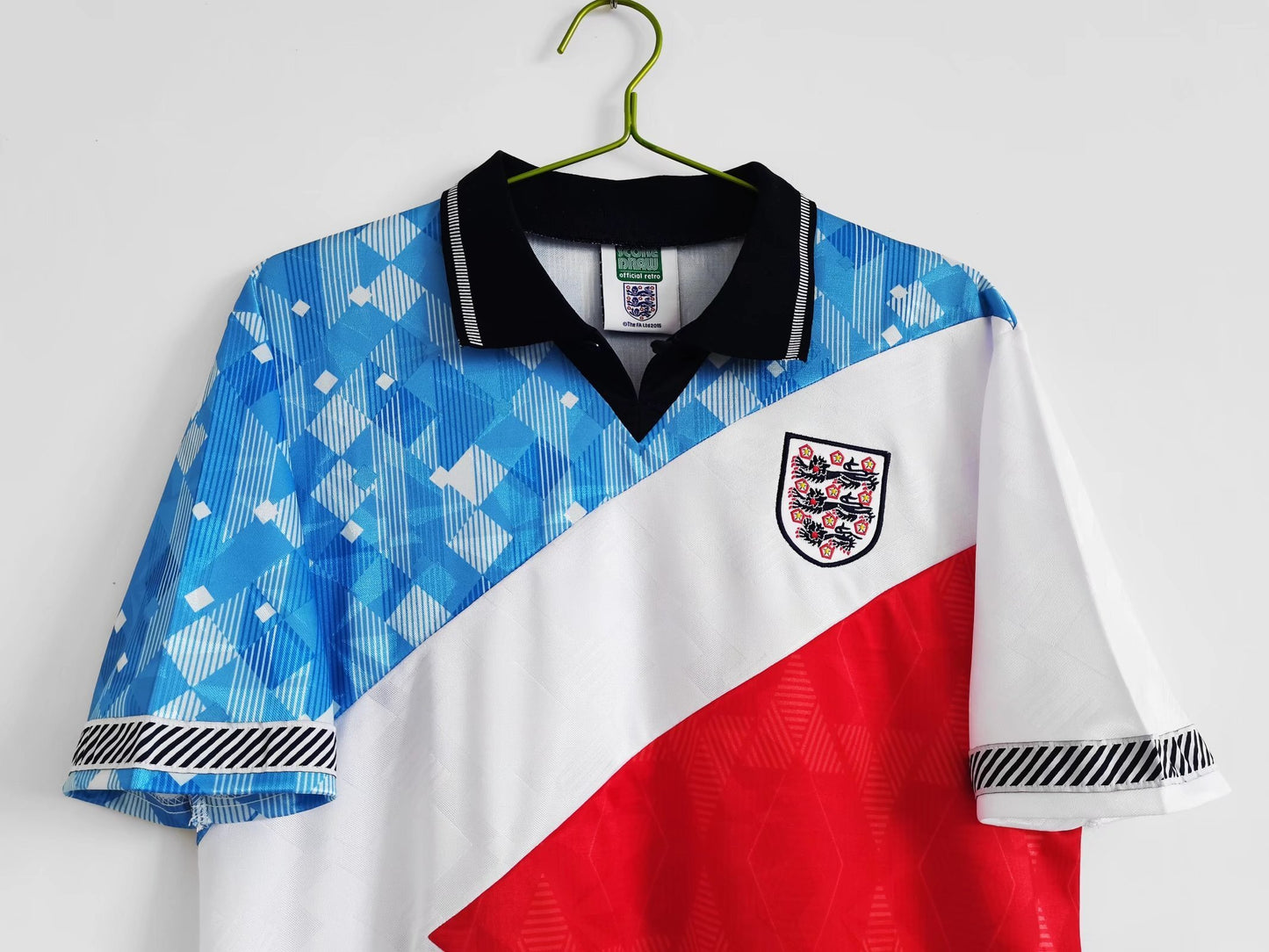 1990 England Third Tricolor Retro 8A
