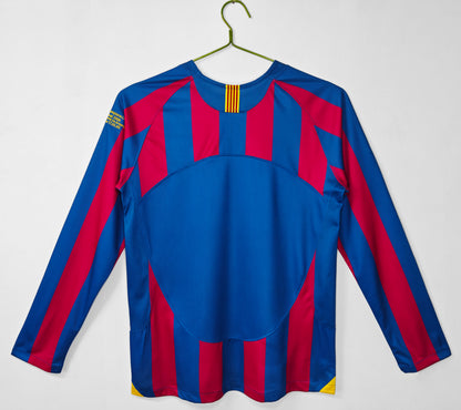 2005/06 Barcelona Home UCL Version 3B (Long Sleeve)