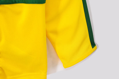 2002 Brazil Home Retro 0B (Long Sleeve)