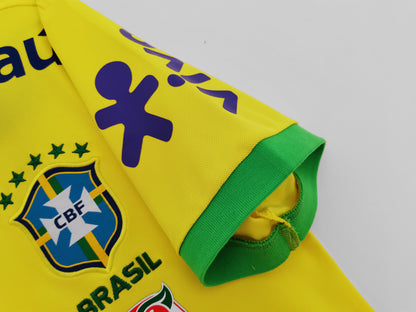 2022 Brazil Yellow Polo Shirt 8A