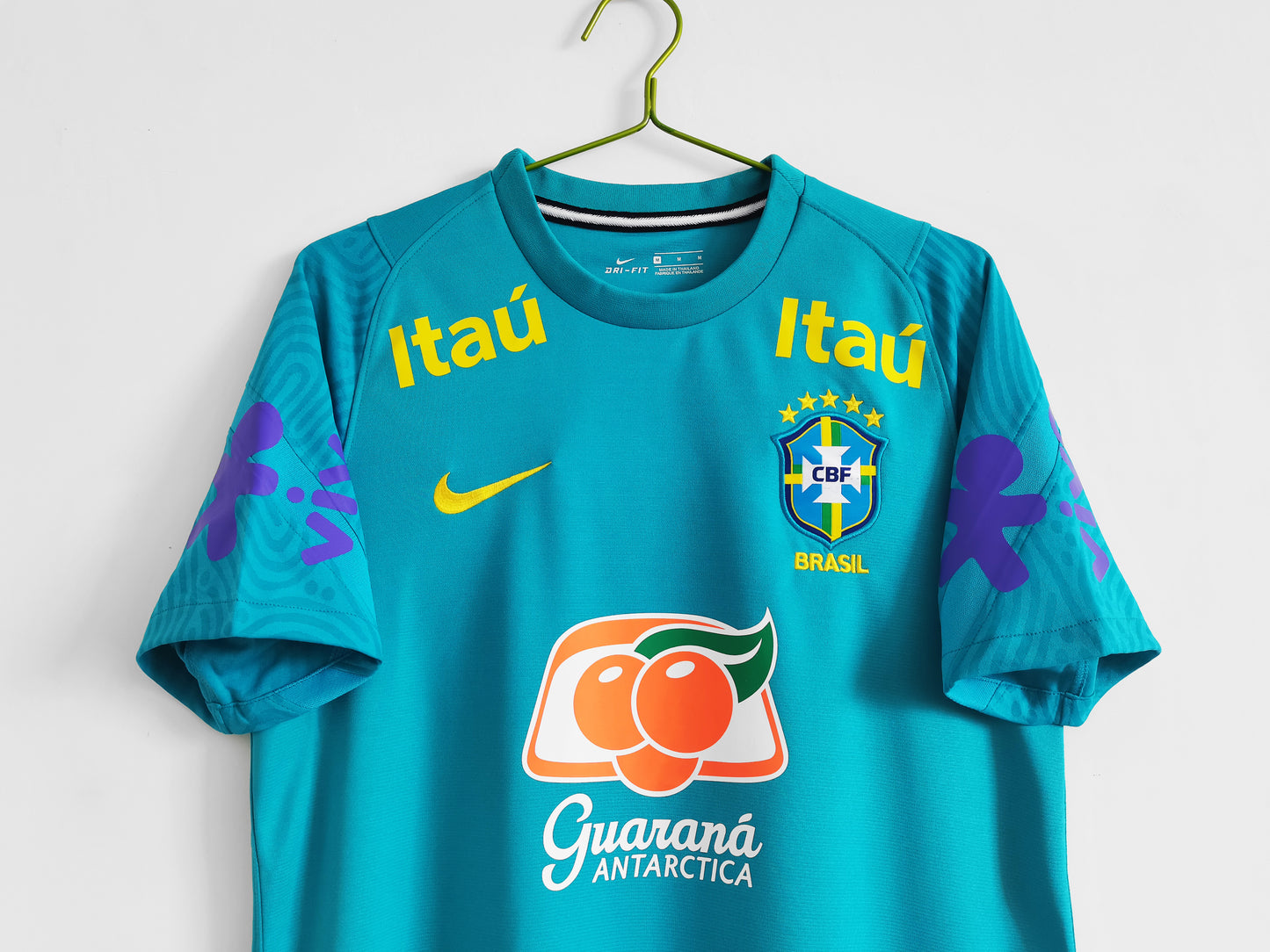 2021 Brazil Blue Training Jersey 8A