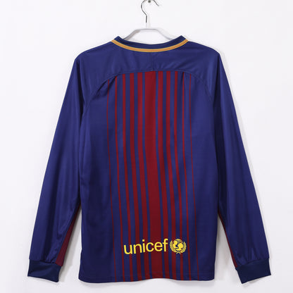 2017/18 Barcelona Home 3B (Long Sleeve)
