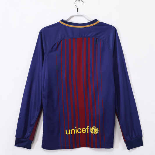 2017/18 Barcelona Home 3B (Long Sleeve)