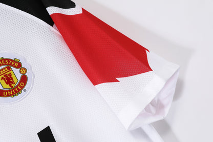 2010/11 Manchester United Away White UCL Retro 8A
