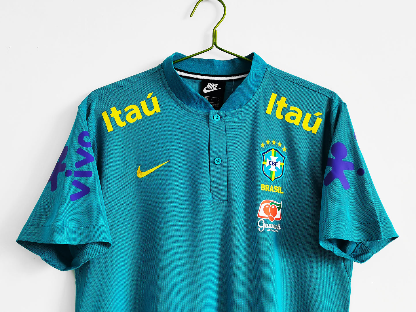 2021 Brazil Blue Polo Shirt 8A