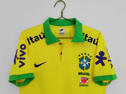 2022 Brazil Yellow Polo Shirt 8A