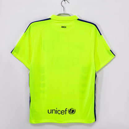 2014/15 Barcelona Third (Fluorescent Green) 8A