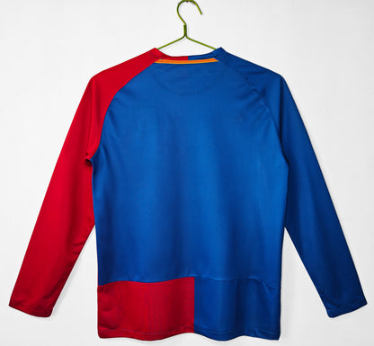 2008/09 Barcelona Home 3B (Long Sleeve)