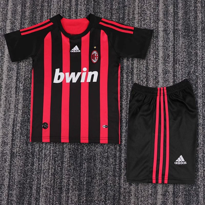 2008/09 AC Milan Home Retro Kids Kit
