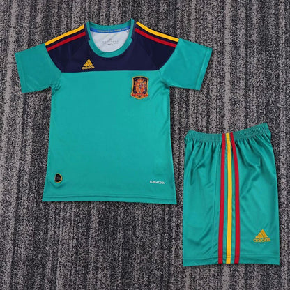 2010 Spain Goalkeeper Retro Kids Kit