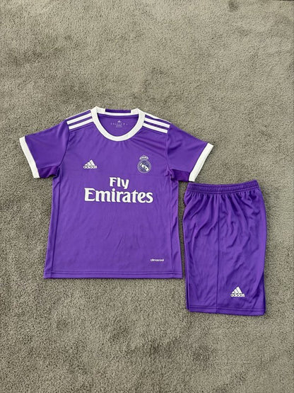 2016/17 Real Madrid Away Retro Kids Kit