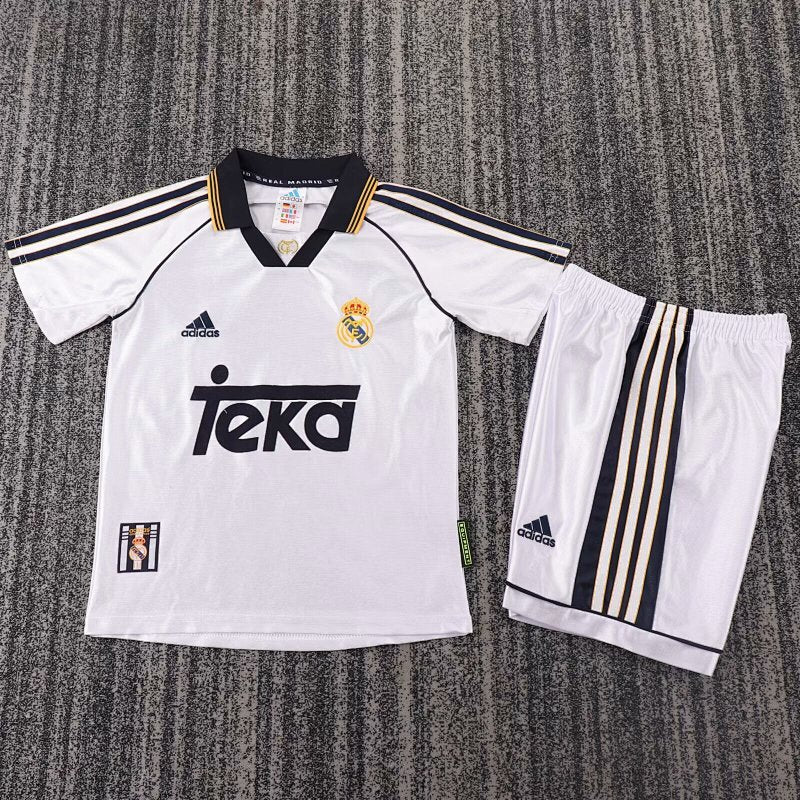 1998/00 Real Madrid Home Retro Kids Kit