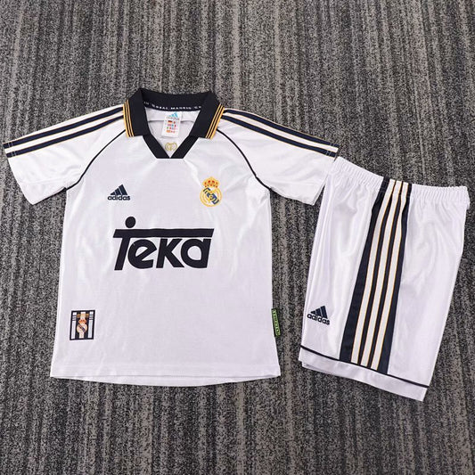 1998/00 Real Madrid Home Retro Kids Kit