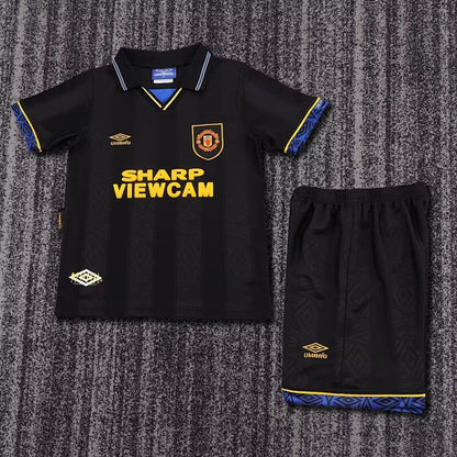 1993/94 Manchester United Away Retro Kids Kit