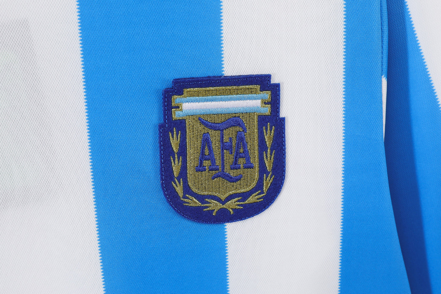 1986 Argentina Home Retro 3B (Long Sleeve)