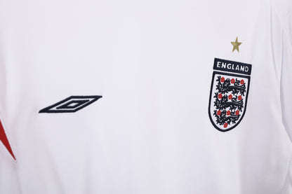 2006 England Home Retro 0B (Long Sleeve)