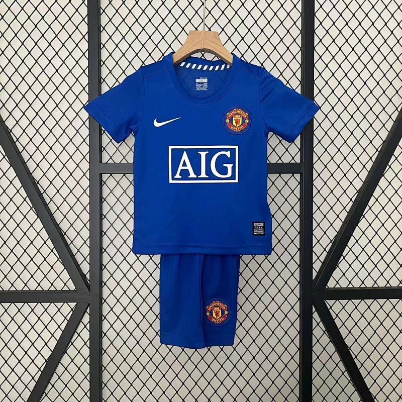 2008/09 Manchester United Third Retro Kids Kit