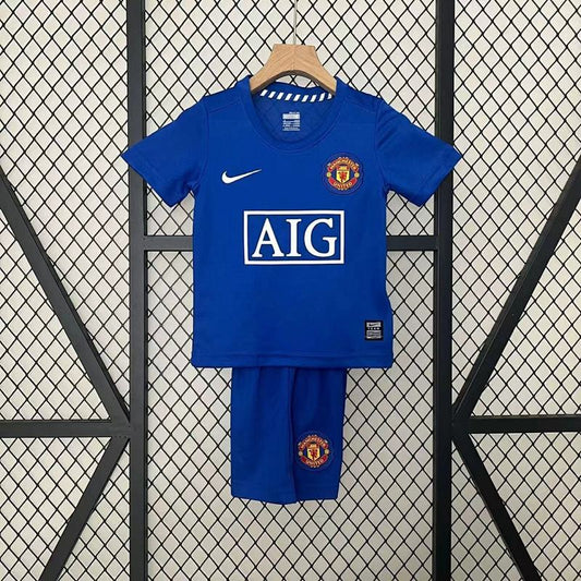 2008/09 Manchester United Third Retro Kids Kit