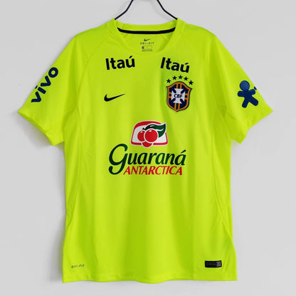 2020 Brazil Fluorescent Green Training Jersey 5A