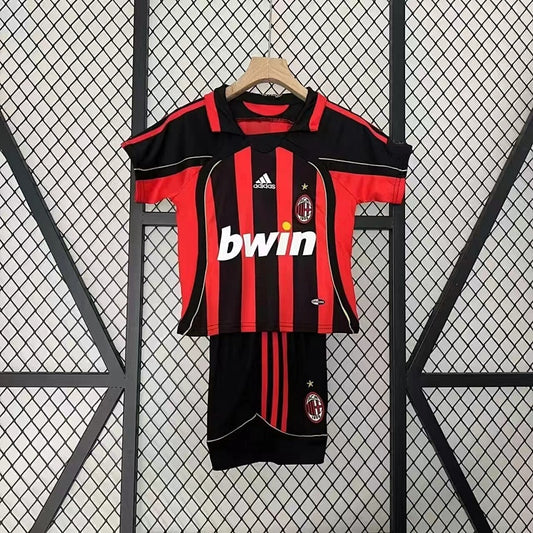 2006/07 AC Milan Home Retro Kids Kit