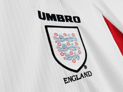 1998 England Home Retro 3B (Long Sleeve)