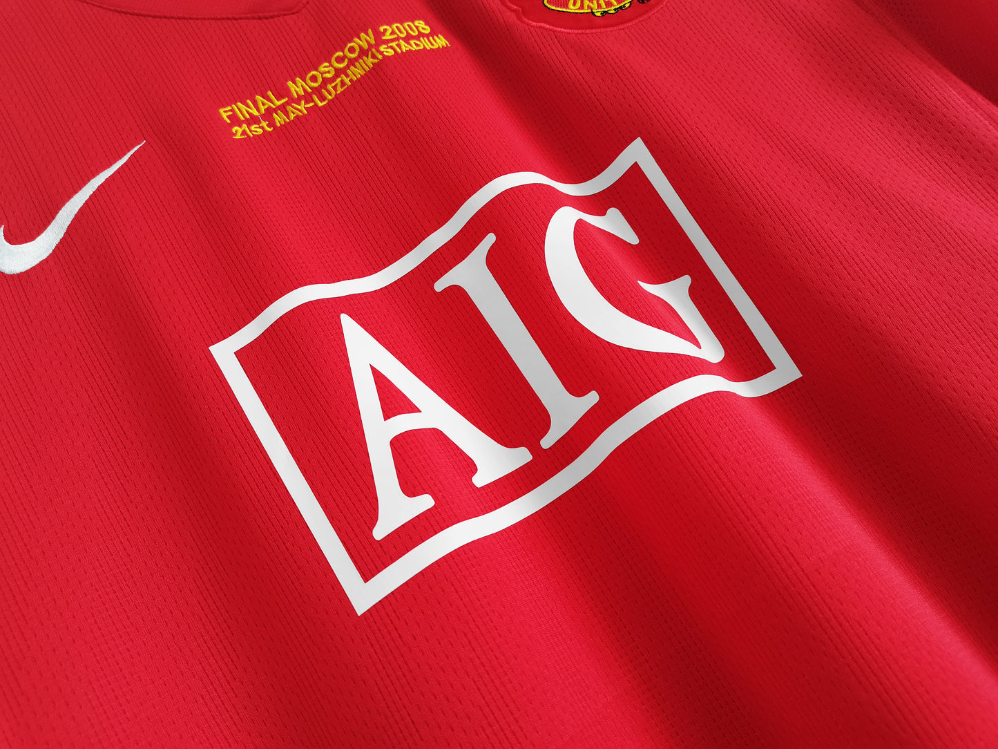 2007/08 Manchester United Home UCL 0B (Long Sleeve)