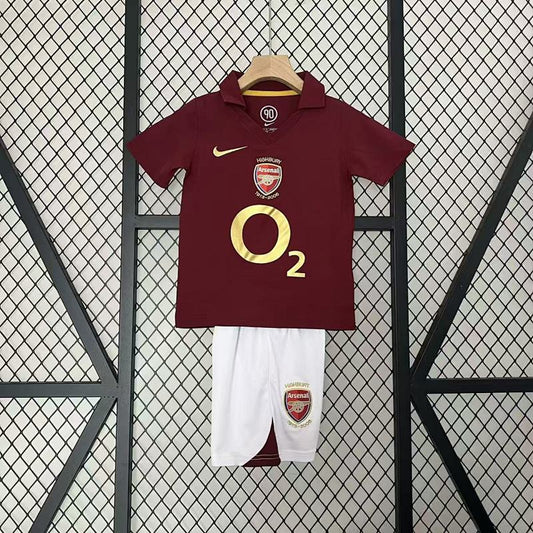 2005/06 Arsenal Home Retro Kids Kit
