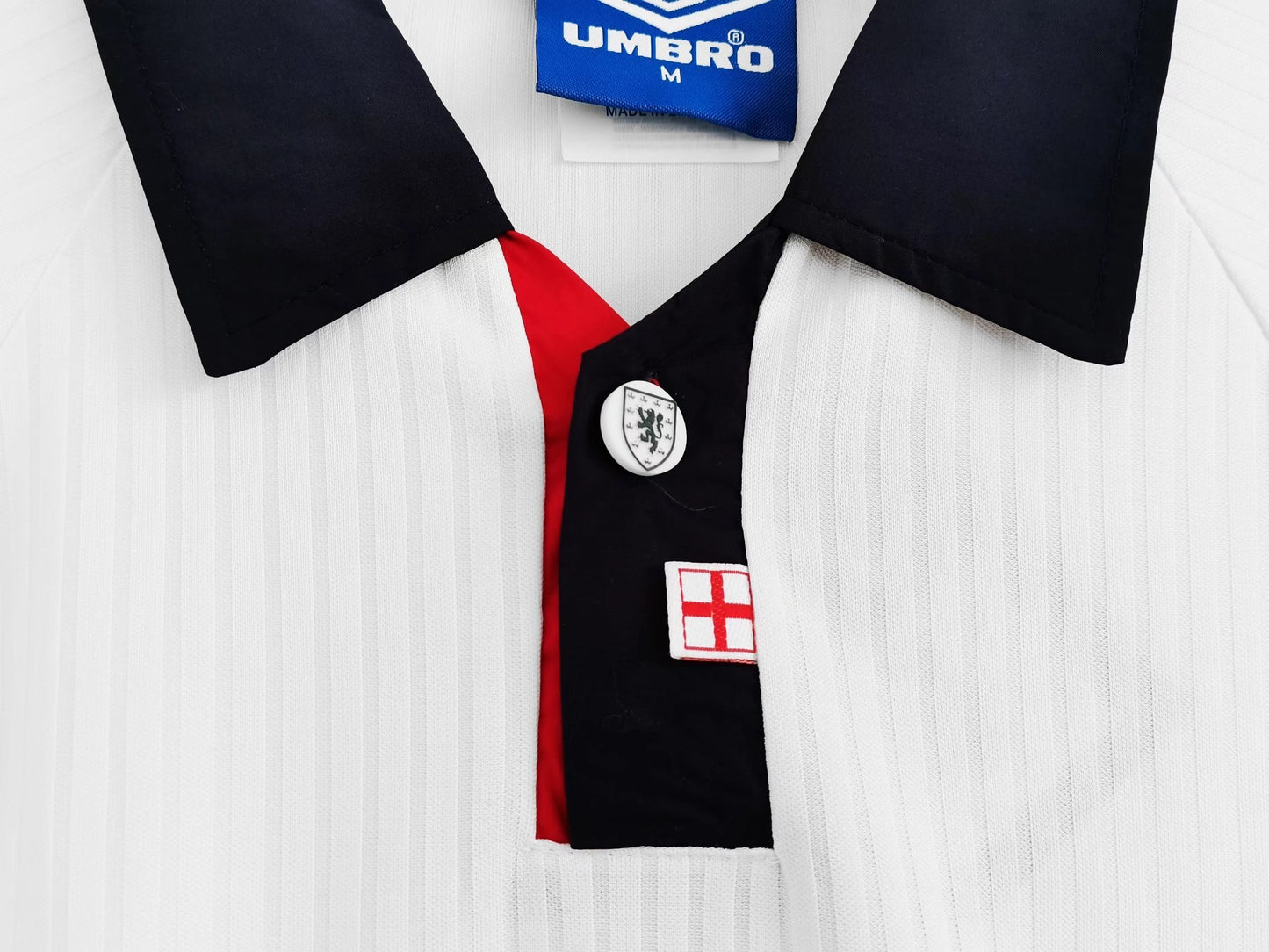 1998 England Home Retro 3B (Long Sleeve)