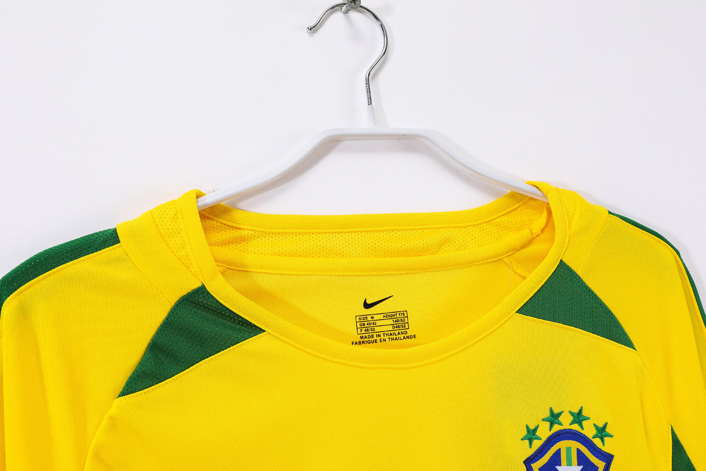 2002 Brazil Home Retro 0B (Long Sleeve)