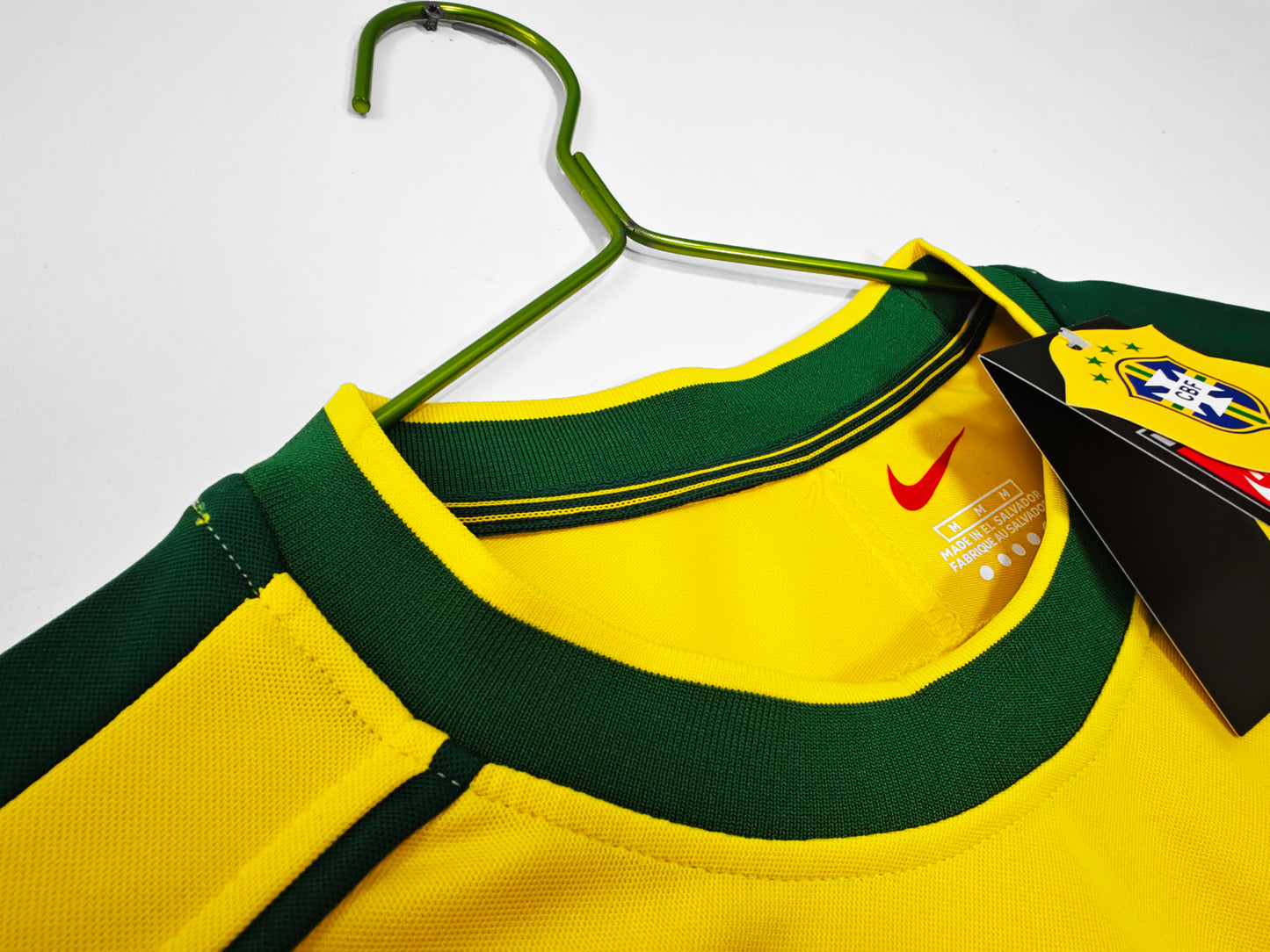 1998 Brazil Away Retro 0B (Long Sleeve)