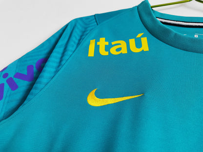 2021 Brazil Blue Training Jersey 8A