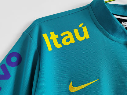 2021 Brazil Blue Polo Shirt 8A