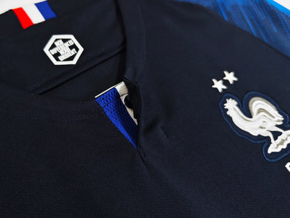 2018 France World Cup Winners Home Retro 3B (Long Sleeve)