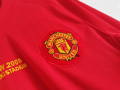 2007/08 Manchester United Home UCL 0B (Long Sleeve)