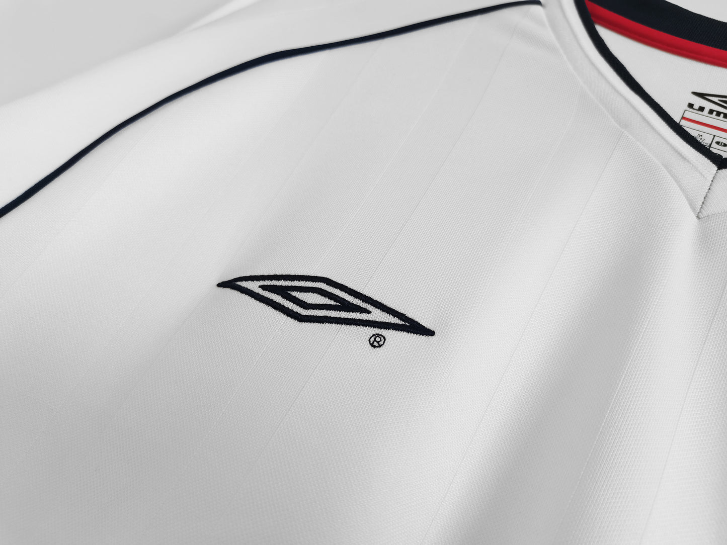 2002 England Home Retro 5B (Long Sleeve)