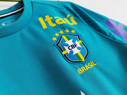 2021 Brazil Blue Training Jersey 8A
