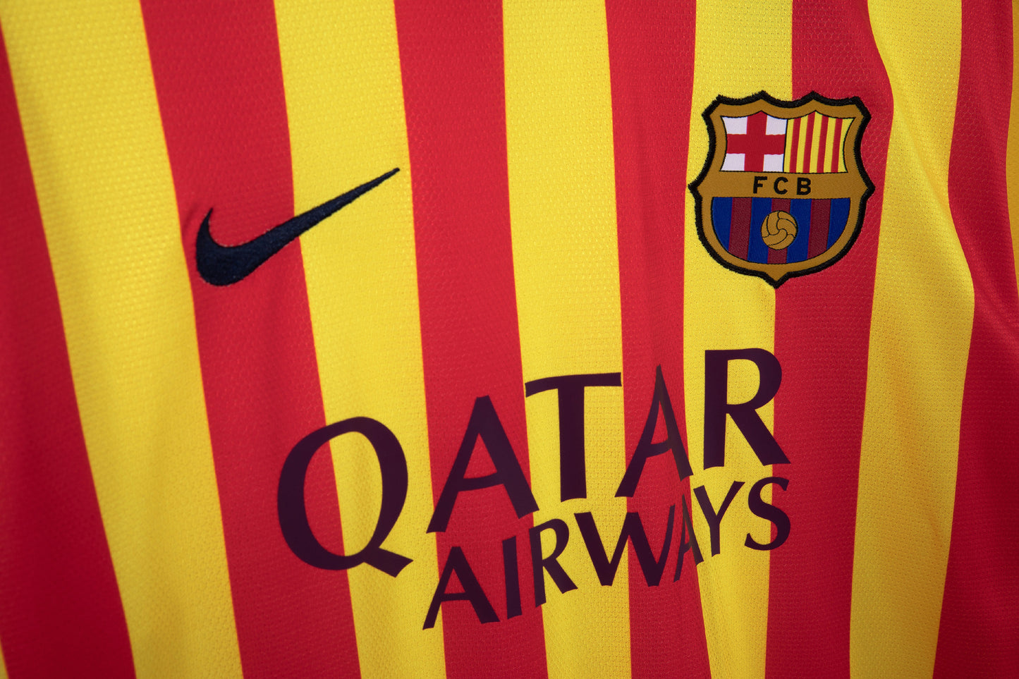 2013/14 Barcelona Away Yellow 5A