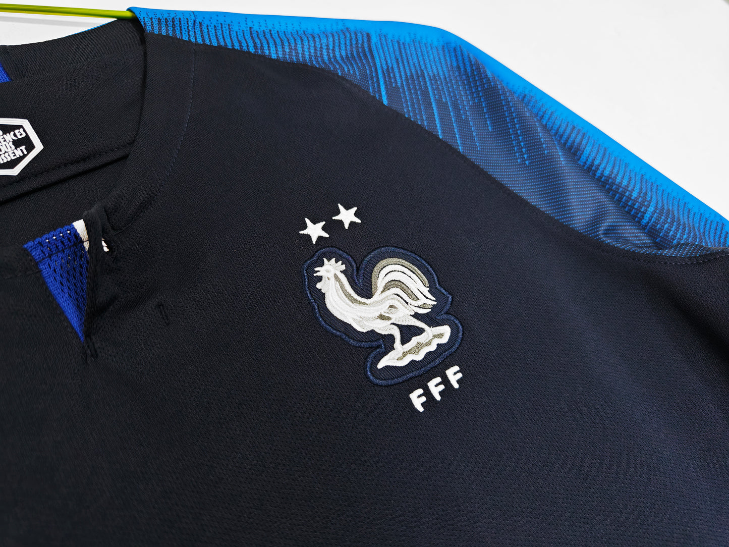 2018 France World Cup Winners Home Retro 3B (Long Sleeve)