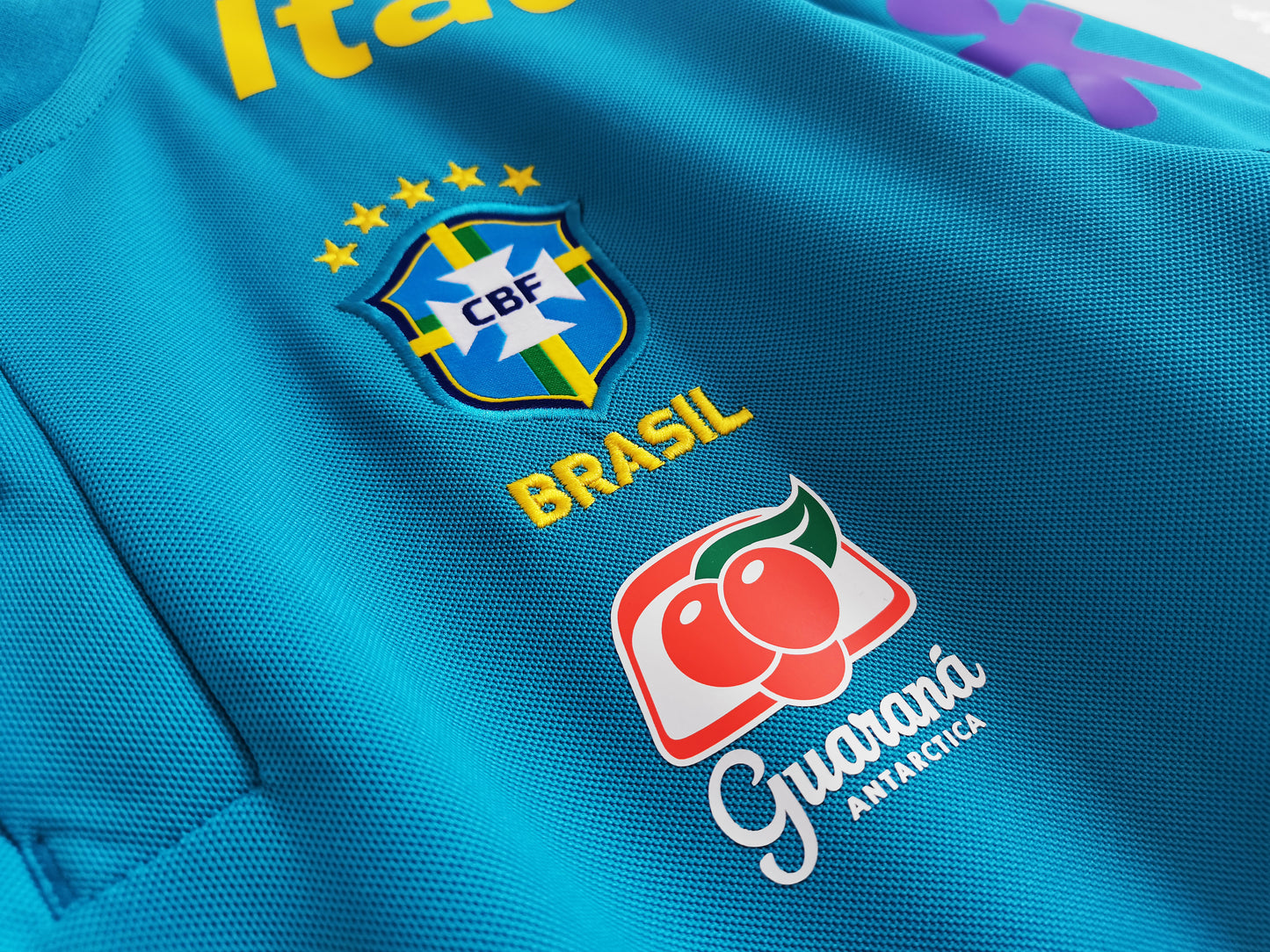 2021 Brazil Blue Polo Shirt 8A