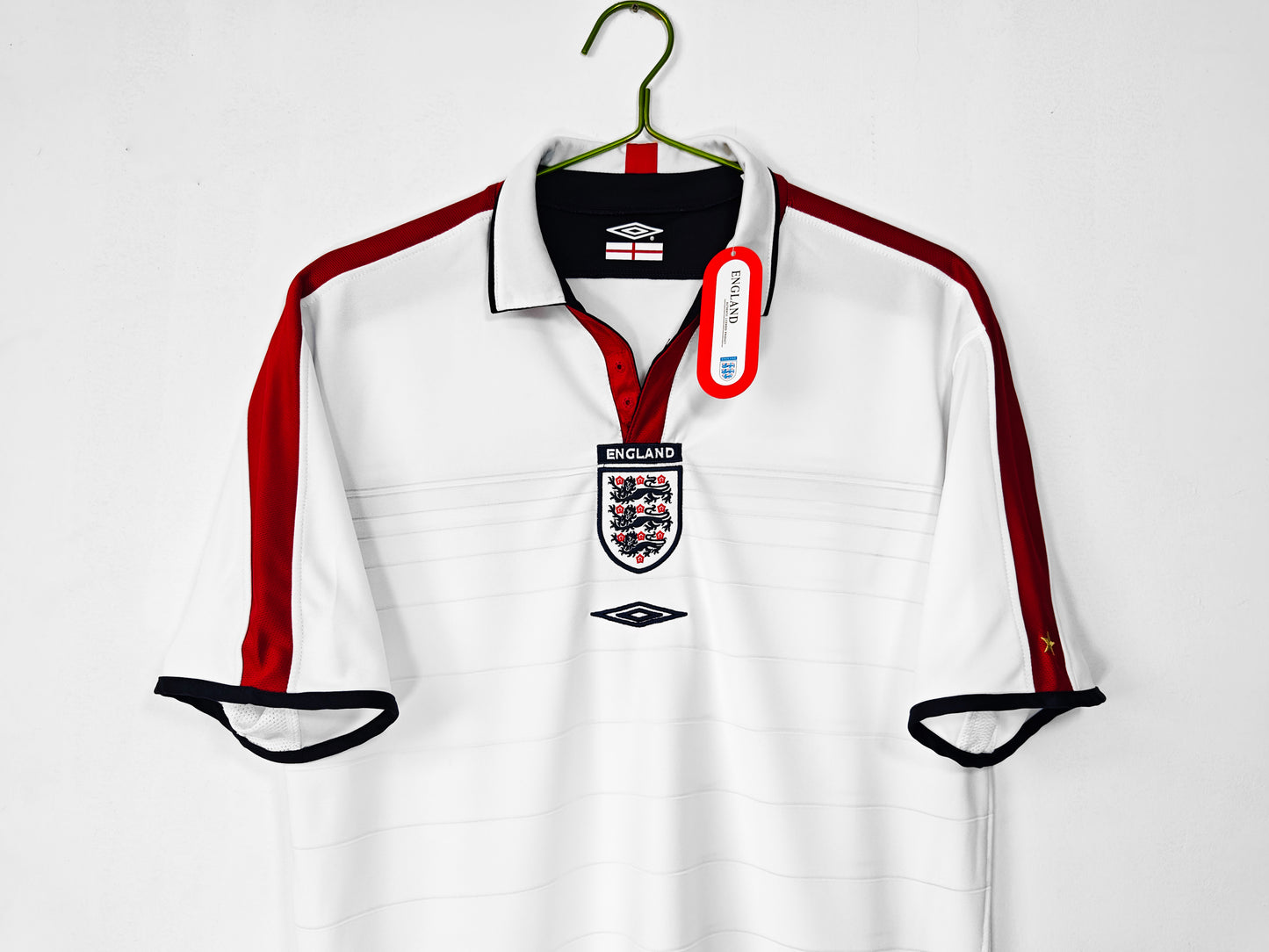 2004 England Home Retro 3B