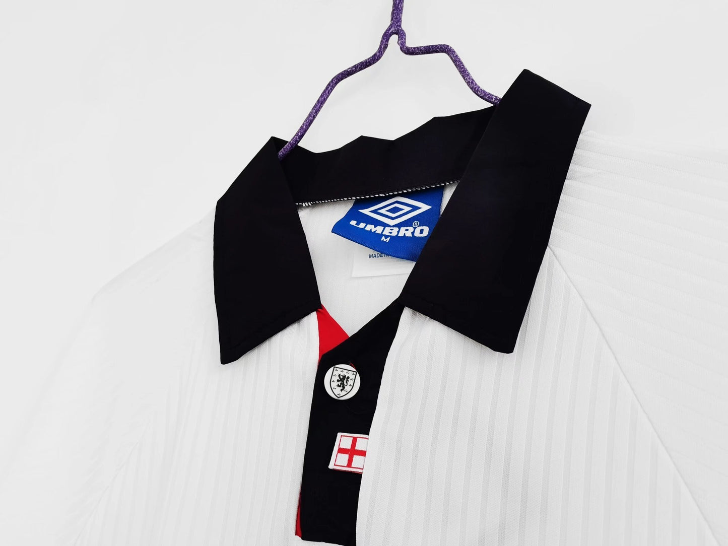 1998 England Home Retro 3B (Long Sleeve)