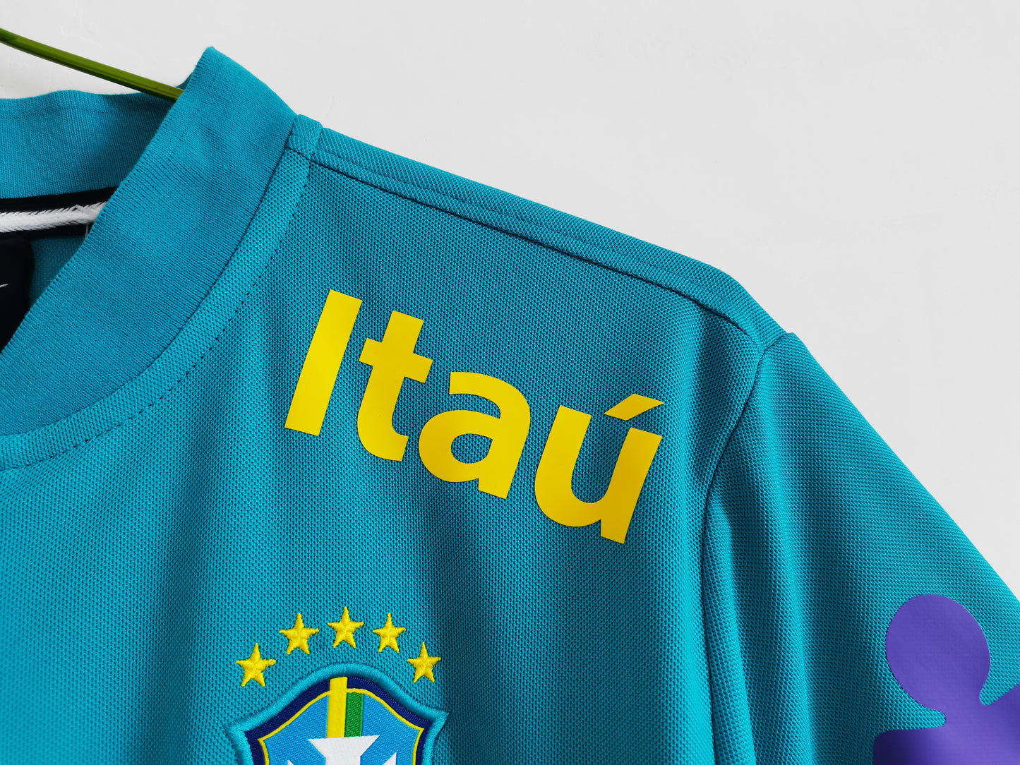 2021 Brazil Blue Polo Shirt 8A