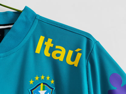 2021 Brazil Blue Polo Shirt 8A