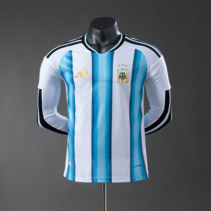 2026 Argentina Home Player Version (Long Sleeve) World Cup