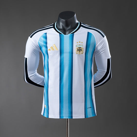 2026 Argentina Home Player Version (Long Sleeve) World Cup