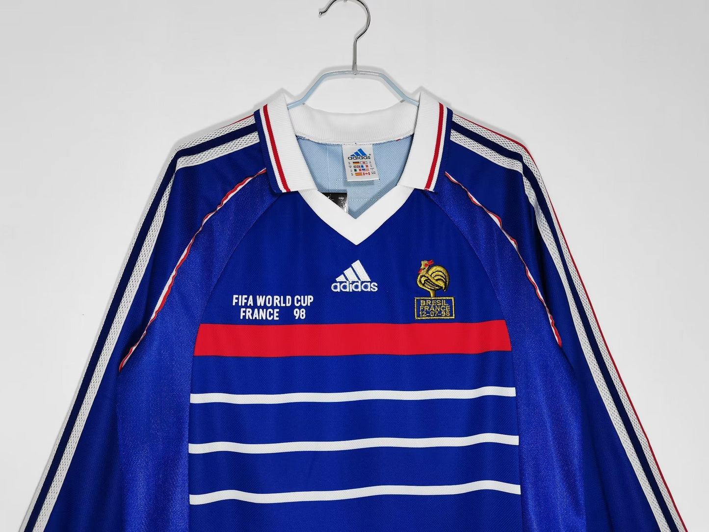 1998 France Home Retro (Final Edition) 3B (Long Sleeve)